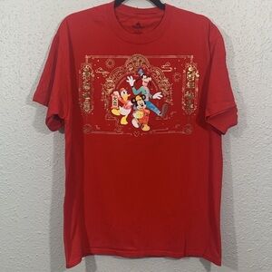 Disney Parks “Happy Chinese New Year‎ Year!” Character Screen Print Tee size L